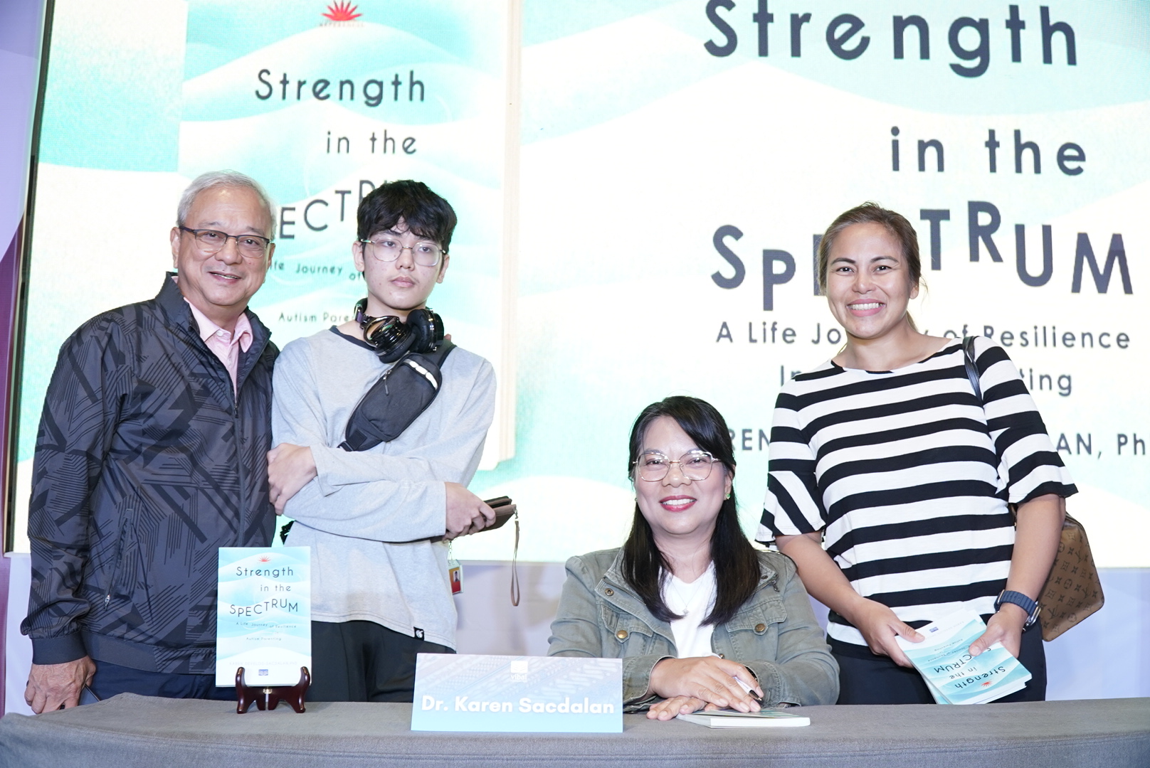 A new book on autism parenting journey launched at the MIBF